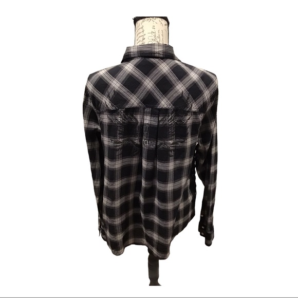 Harley Davidson Plaid Long Sleeve Shirt Large - Picture 5 of 14